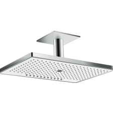 Fejzuhany Hansgrohe Rainmaker Select négyzet vakolat alatti rész nélkül fehér / króm 24016400 csaptelep