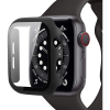  Fekete 360 fokos szilikon védő tok APPLE WATCH 4/5/6/SE (40MM) okosórához