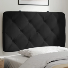  fekete bársony fejtámla párna 90 cm lakástextília