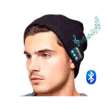 Fekete bluetooth sapka férfi sapka