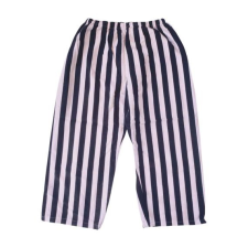  Fekete és fehér csíkos kislány nyári nadrág (méret: 116) gyerek nadrág