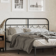  fekete fém fejtámla 140 cm ágy és ágykellék