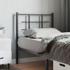  Fekete fém fejtámla 80 cm ágy és ágykellék
