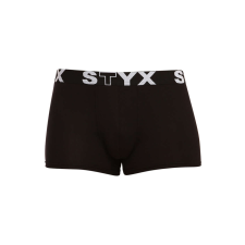 Fekete férfi boxeralsó Styx sport gumi (G960) XL férfi alsó