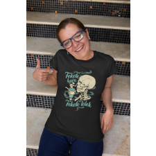  Fekete kávé fekete póló ajándéktárgy