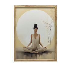 FEKETE KERETES FALI PLAKÁT BELSŐ HARMÓNIA 70x100 CM grafika, keretezett kép