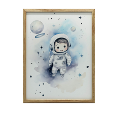  FEKETE KERETES FALI PLAKÁT STAR TRAVEL 70x100 CM grafika, keretezett kép