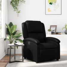  fekete műbőr dönthető fotel bútor