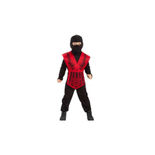  Fekete-Piros Ninja Jelmez 114 cm jelmez