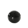  Fekete színű dekorációs gömb mozaik díszítéssel