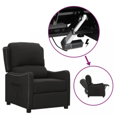  fekete szövet felállást segítő fotel bútor