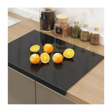  Fekete vágódeszka peremrésszel QG869330 konyhai eszköz