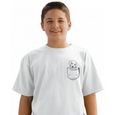  Fekete vonalas zseb állat (Kutya) - Gyerek Póló gyerek póló