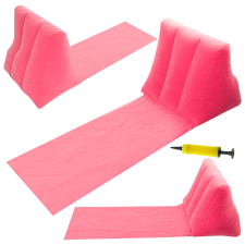  Felfújható nyugágy háttámlával – pink kerti bútor