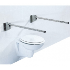 Felhajtható króm-acél fali wc-fürdőszoba kapaszkodó 85 cm gyógyászati segédeszköz