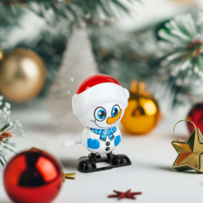  Felhúzható ugráló hóember- 7 x 5 cm karácsonyi dekoráció