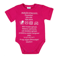  Feliratos bébi kombidressz| Kezelési útmutató kombidressz, body