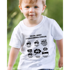  feliratos gyerek póló traktorosoknak