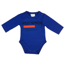 Feliratos hosszú ujjú baba body kombidressz, body