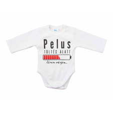  Feliratos rövid ujjú baba body kombidressz, body