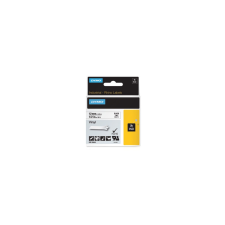 Feliratozógép szalag Dymo S0718600/18444 12mmx5,5m, ORIGINAL, fekete/fehér nyomtató kellék