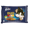 Félix Állateledel alutasakos FELIX Fantastic DUO macskáknak házias válogatás aszpikban 4x85g
