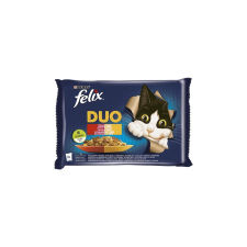 FELIX Állateledel alutasakos FELIX Fantastic DUO macskáknak házias válogatás aszpikban 4x85g macskaeledel