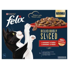 FELIX Deliciously Multipack 12x80g marha/csirke/kacsa/pulyka macskaeledel