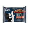  Félix Deliciously Sliced alutasakos macskaeledel, házias válogatás 4x80g