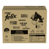 Felix Fantastic alutasakos macskaeledel válogatás zselében - marha, csirke, tonhal, tőkehal 120 x 85 g