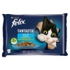  Felix Fantastic Halas Válogatás lazaccal, pisztránggal és zöldségekkel 12 x (4 x 85 g)