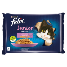  Felix Fantastic Junior Vegyes Válogatás csirkével, lazaccal 12 x (4 x 85 g) macskaeledel