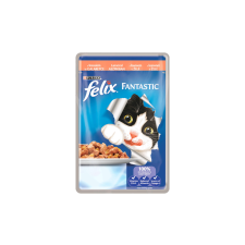  FELIX FANTASTIC Lazaccal aszpikban nedves macskaeledel – 4×100 g macskaeledel