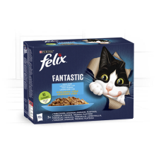 Félix FELIX FANTASTIC Házias válogatás aszpikban nedves macskaeledel 12x85g macskaeledel