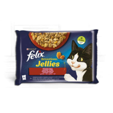 FELIX Felix Sensations Jellies (házias válogatás - aszpikban) 4x85g macskaeledel