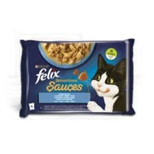 FELIX Felix Sensations Sauces házias (pulyka,bárány) válogatás szószban (4x85g) macskaeledel