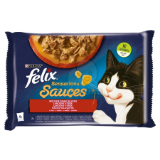 Félix Felix Sensations Sauces Házias Válogatás pulykával, báránnyal 4 x 85 g macskaeledel