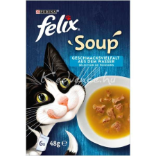 Félix Felix Soup Halas Válogatás 6x48g macskaeledel