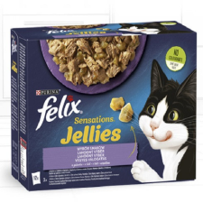  Felix Sensations Jellies Multipack Vegyes Válogatás Aszpikban 12x85g macskaeledel