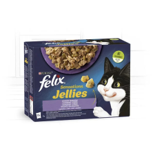 Felix Sensations jellies vegyes válogatás 12x85g macskaeledel