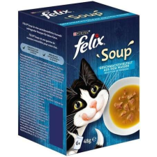 FELIX Soup halas válogatás leveses szószban macskáknak (5 x 6 x 48 g) 1.44 kg macskaeledel
