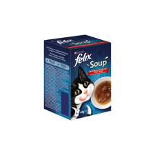  FELIX Soup Halas válogatás szószban nedves macskaeledel 6x48g macskaeledel