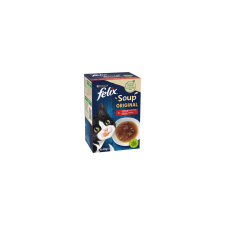  Félix Soup leves Húsos válogatás 6x48g macskaeledel