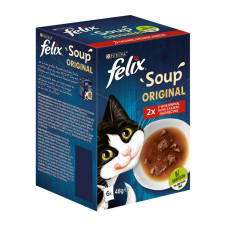 FELIX soup original házias válogatás szószban macskaeledel 6x48g macskaeledel