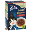  FELIX Soup Original Házias válogatás szószban nedves macskaeledel falatkákkal 6x48g