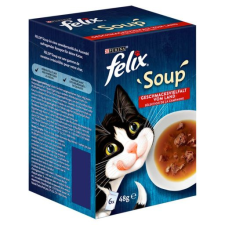  Felix Soup Tender strips Házias válogatás szószban nedves macskaeledel falatkákkal 6x48g macskaeledel