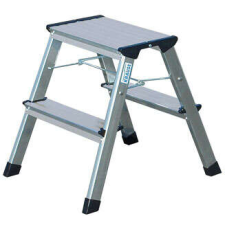  Fellépő, 2x2 lépcsőfok, alumínium, KRAUSE "Treppy" létra és állvány