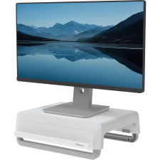 FELLOWES 100016561 asztali TV konzol Szürke, Fehér (100016561) tv állvány és fali konzol