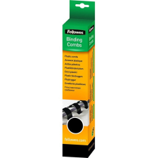 FELLOWES 8mm 25db-os 21-40lapos fekete műanyag spirál spirálozó gép
