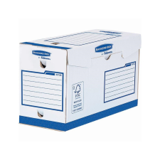 FELLOWES Archiváló doboz Extra erős, A4+, 150mm, Fellowes® Bankers Box Basic, 20 db/csomag, kék/fehér irattartó